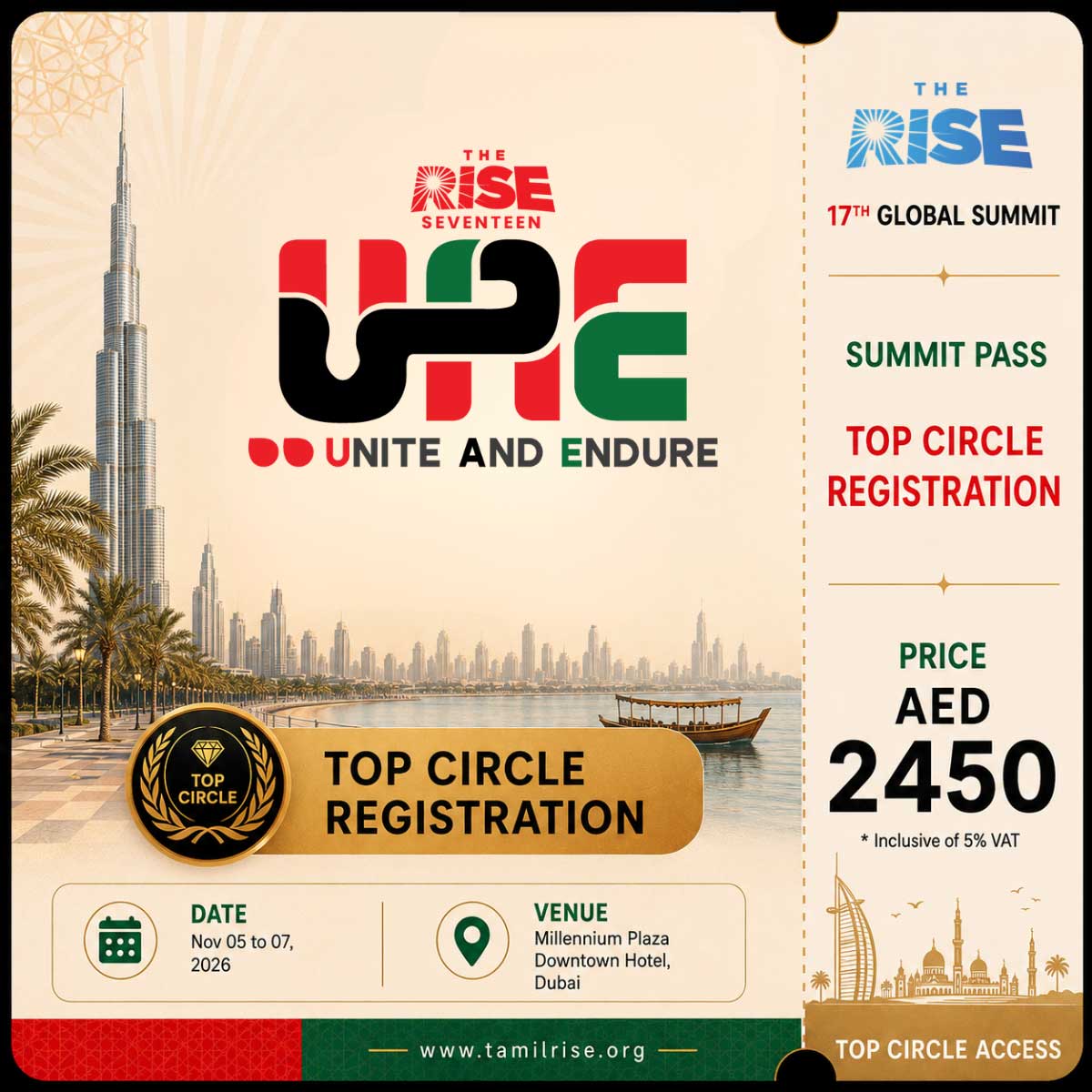 RISE 17: Top Circle Pass (International)